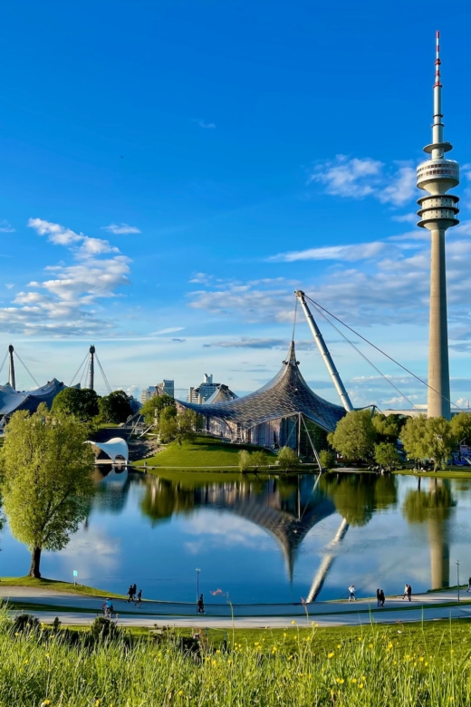 See im Olympiapark, München bei Tag